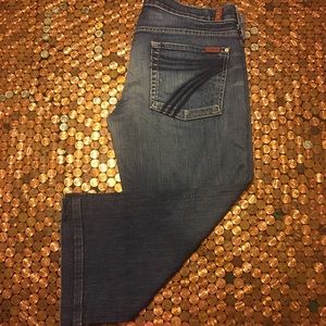 7 For All Mankind Dojo Capris, Sz 31